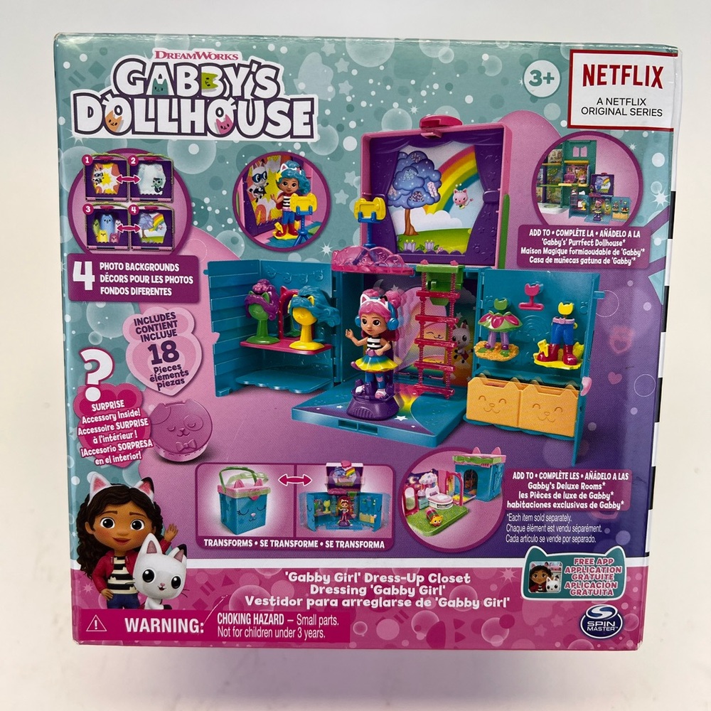 Gabby’s Doll House Dress-up Closet
